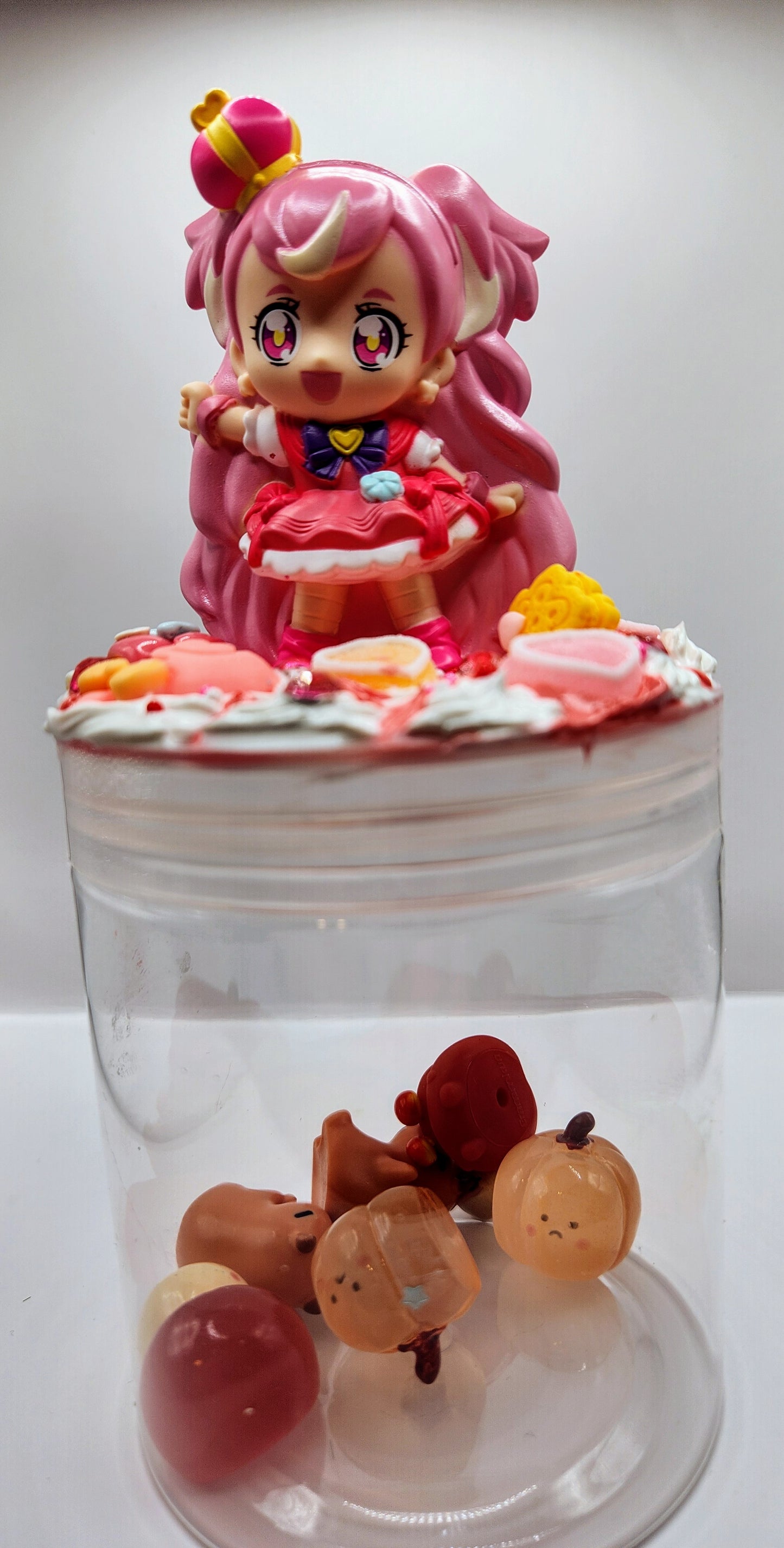 Kawaii Anime Girl Figure Decoden Jar