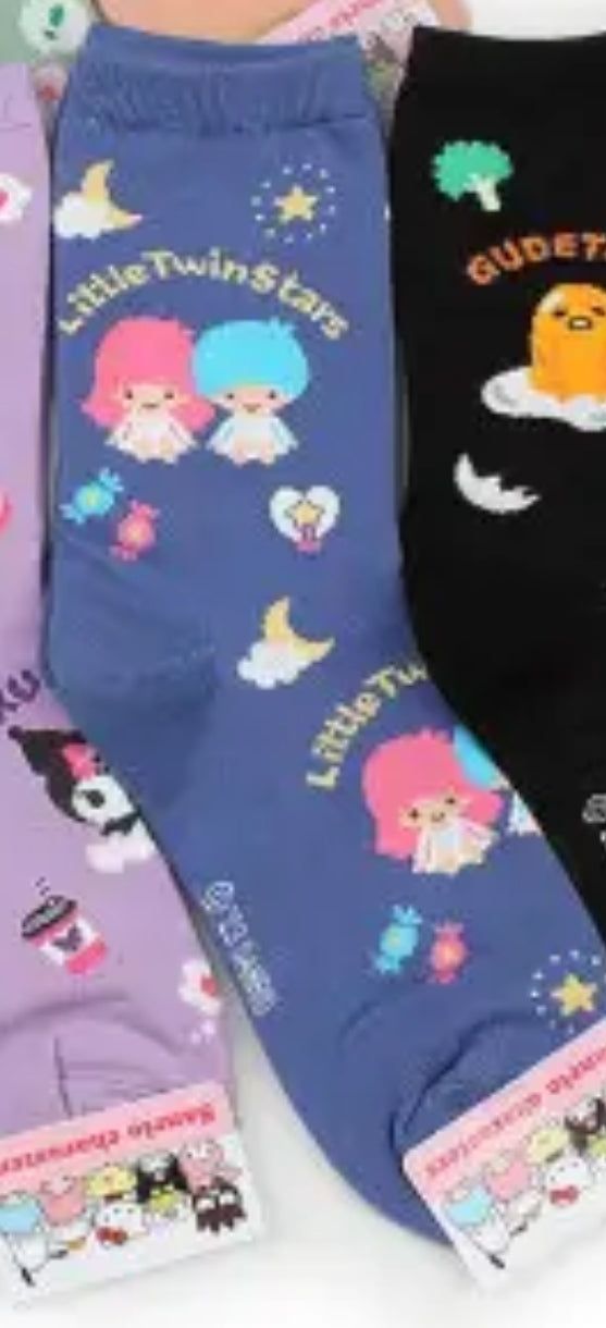 NEW Sanrio Friend Comfy Crew  Socks