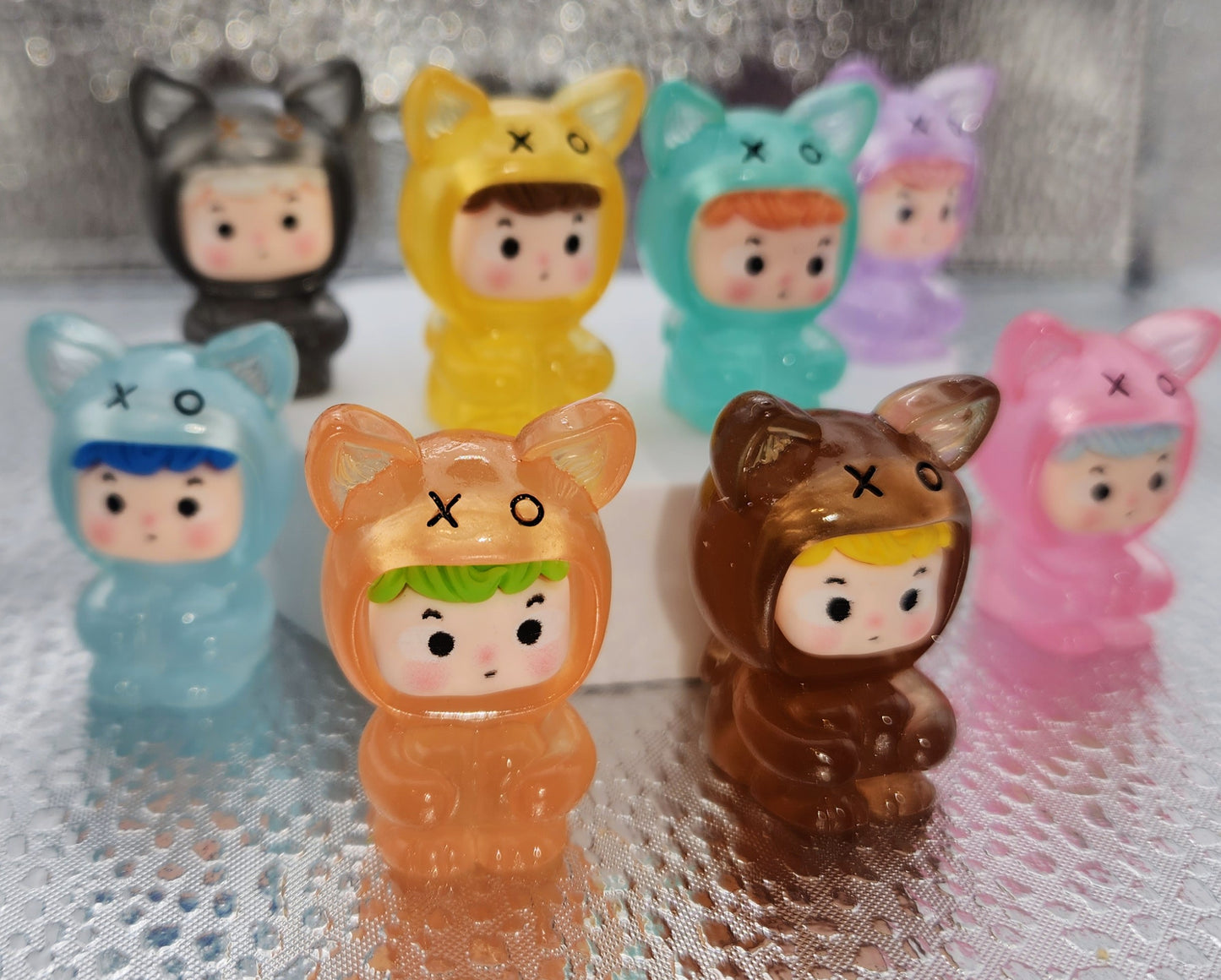 Luminous XO Boy Mini Bean Figures