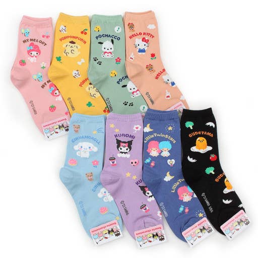 NEW Sanrio Friend Comfy Crew  Socks