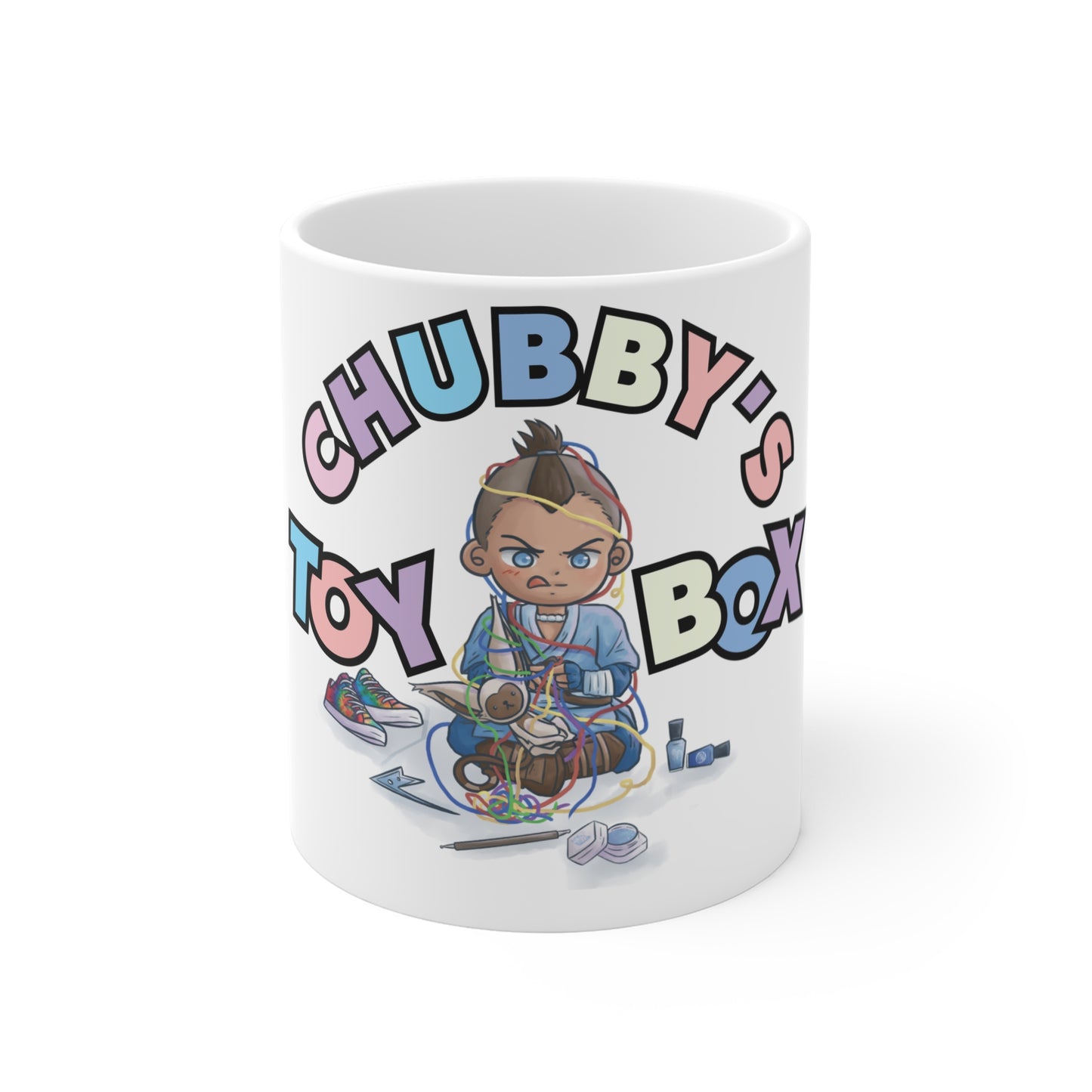 11 oz Chubby's Toy Box Cofee Mug