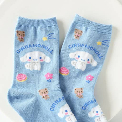 NEW Sanrio Friend Comfy Crew  Socks