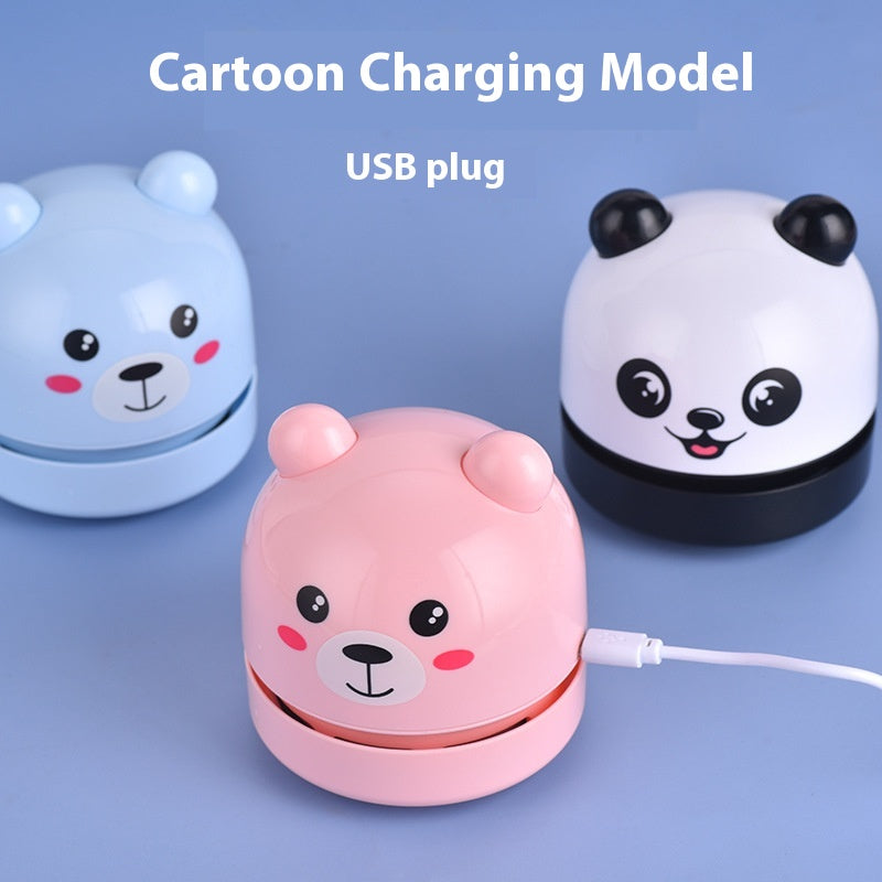 Kawaii Bear Mini Desktop Vacuum