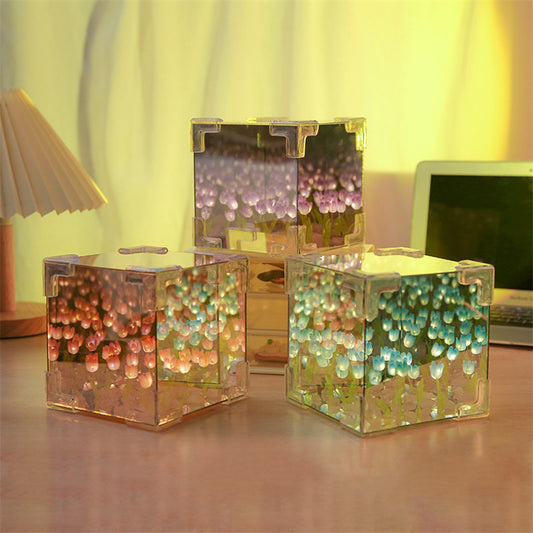 Magic Cube Tulip Night Light