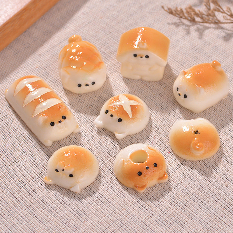 Shiba Inu Bread Micro Mini Resin Set