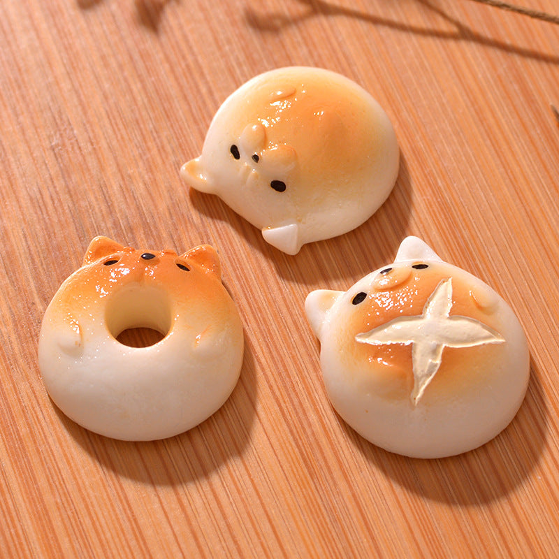 Shiba Inu Bread Micro Mini Resin Set