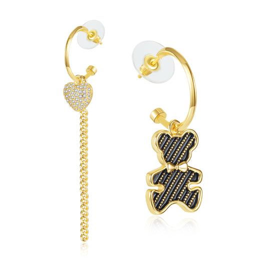 Cute Bear Love Tassel Earrings For Women