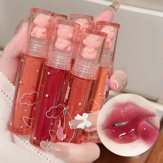 Cute Bear Korean Style Tinted Lip Gloss